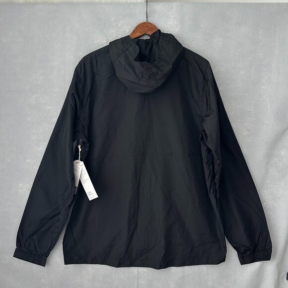 Vuori Windbreaker Jacket Mens M, L, XL Black V523 Daybreak Full Zip Hooded - Picture 2 of 16